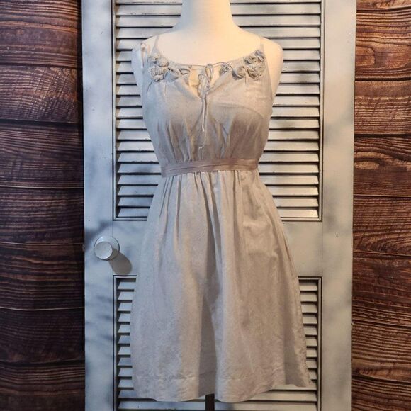 Ann Taylor LOFT Sz 0 Silk Blend Sundress - Picture 8 of 10